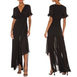 PRIVACY PLEASE x REVOLVE Chrysanthemum Ruffle Gown Maxi Dress‎